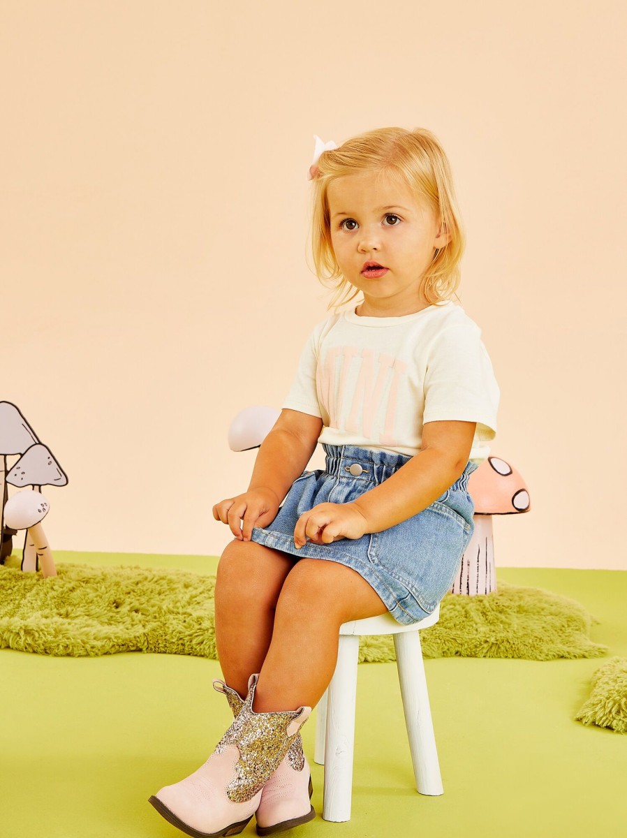 Toddler 2T-5T Tullabee | Mirabel Denim Mini Skirt