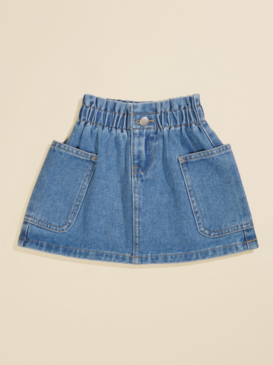 Toddler 2T-5T Tullabee | Mirabel Denim Mini Skirt