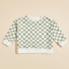 Toddler 2T-5T Tullabee | Avery Checkered Sweatshirt