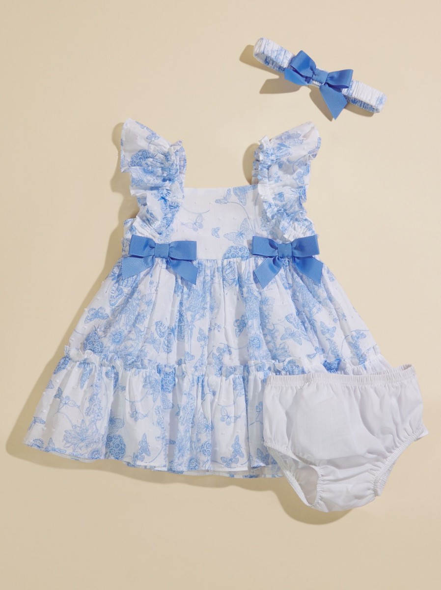 Baby 0-24M Tullabee | Leanna Butterfly Baby Dress And Bloomer Set