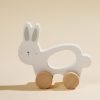 Gifts Tullabee | Wood Rolling Bunny