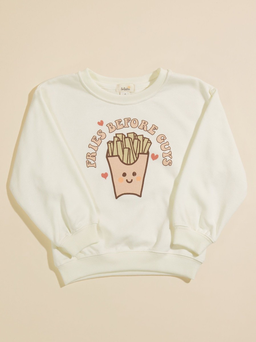 Toddler 2T-5T Tullabee | Fries Before Guys Sweatshirt