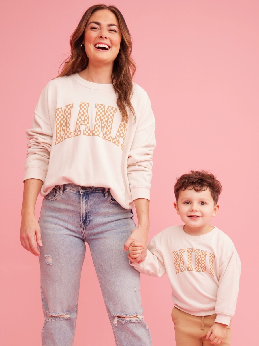 Mama & Me Tullabee | Checkered Mini Sweatshirt