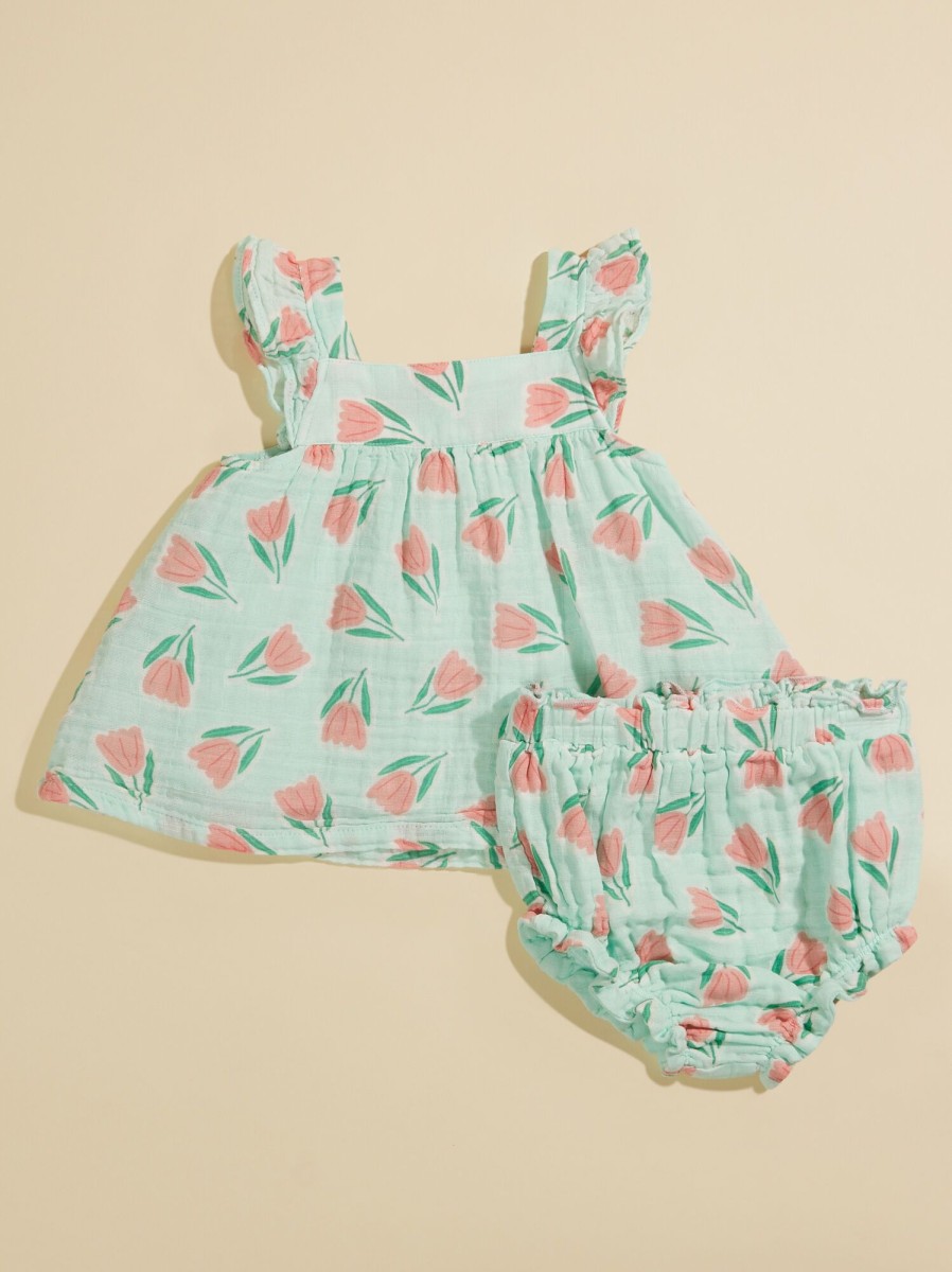 Baby 0-24M Tullabee | Tulip Dress And Bloomer Set