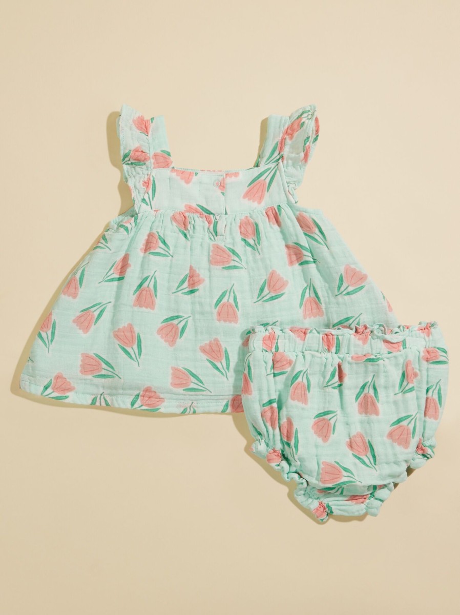 Baby 0-24M Tullabee | Tulip Dress And Bloomer Set