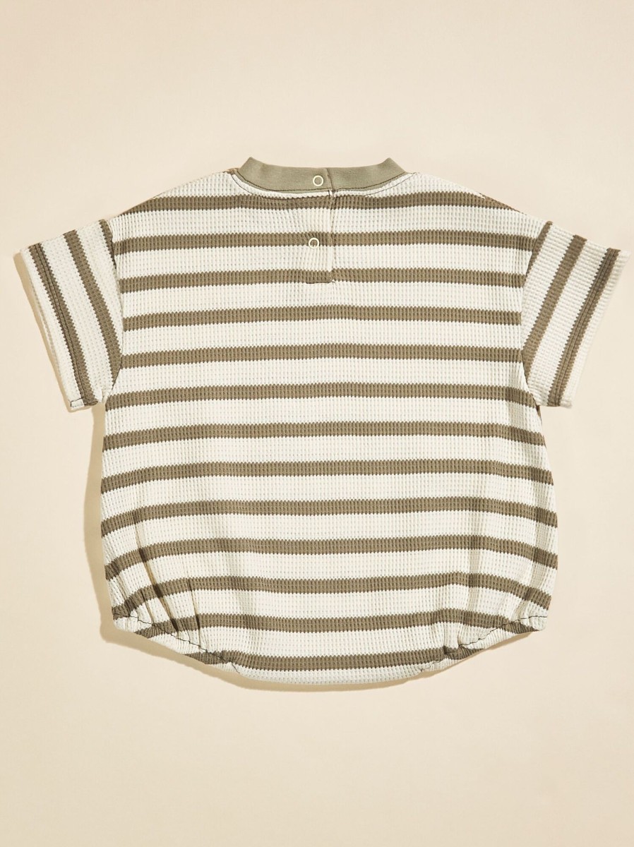 Baby 0-24M Tullabee | Caden Striped Bubble