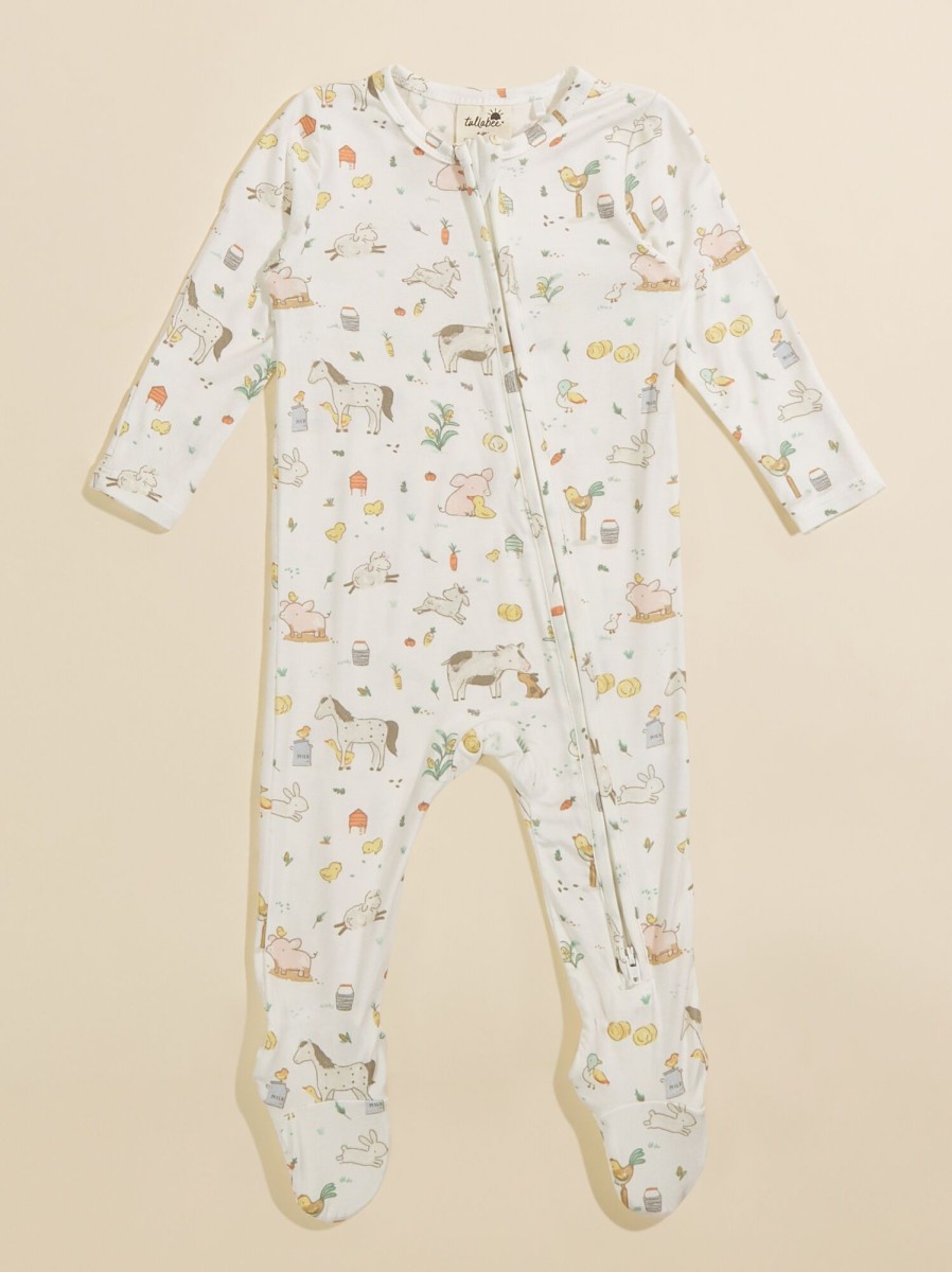 Baby 0-24M Tullabee | Farm Babies Footie