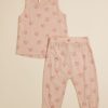 Baby 0-24M Tullabee | Seashell Tank And Pants Set By Rylee + Cru