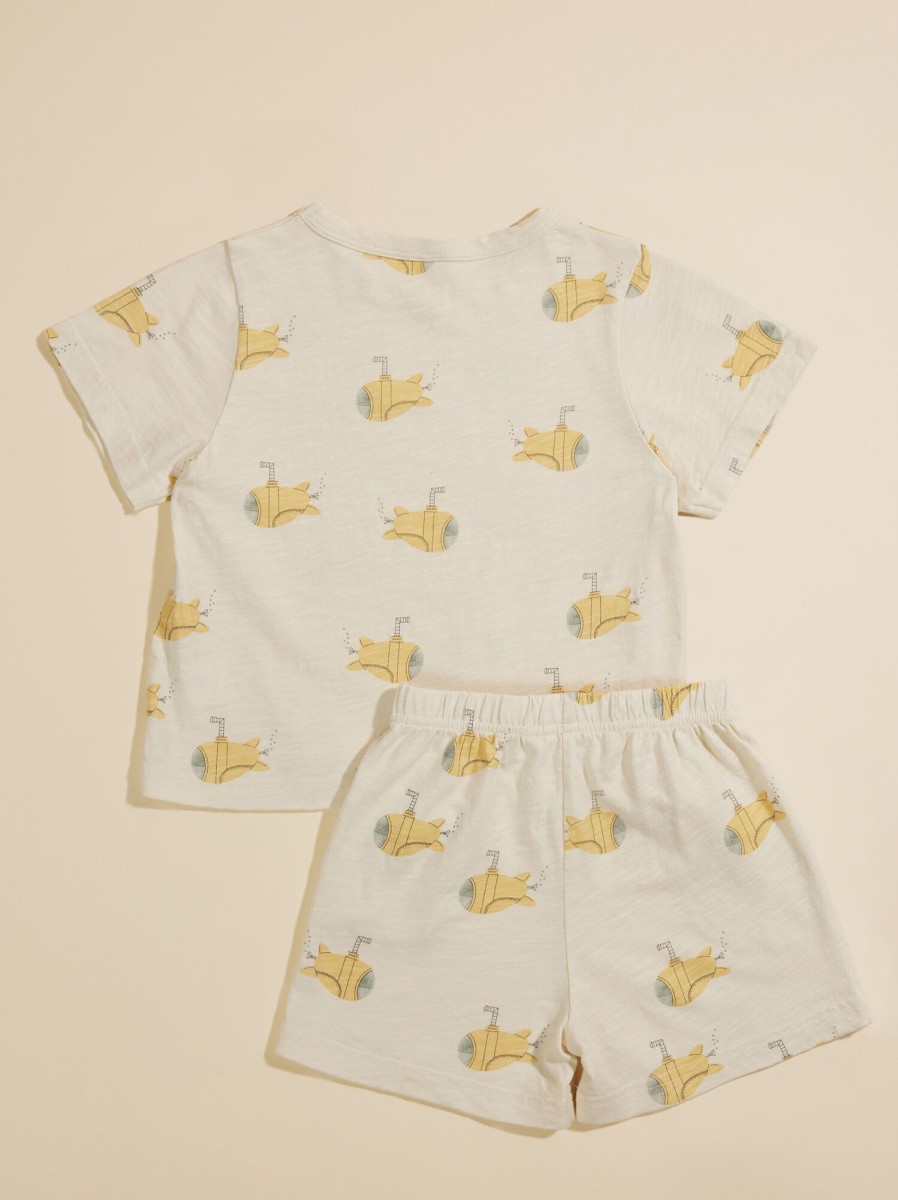 Toddler 2T-5T Tullabee | Submarine Tee And Shorts Set By Rylee + Cru