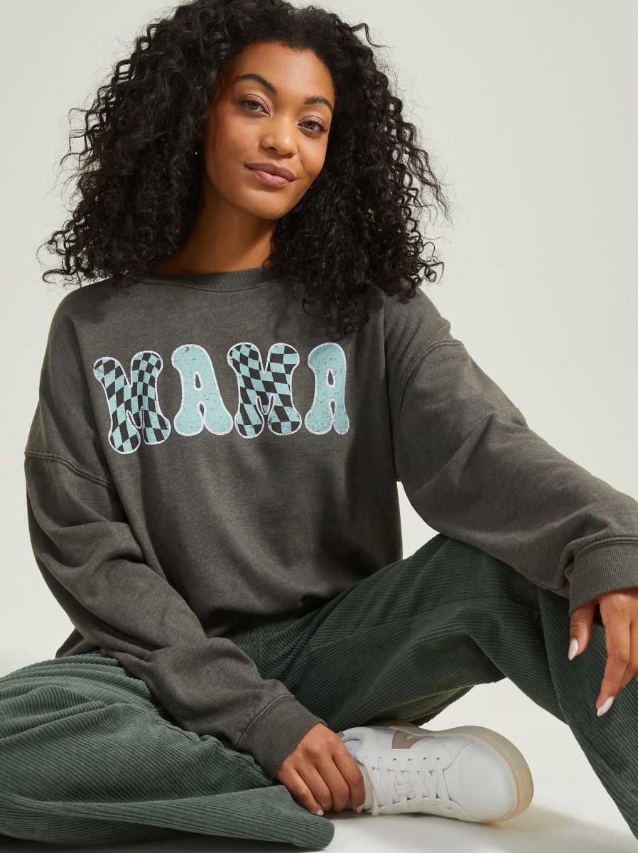 Mama & Me Tullabee | Mama Retro Graphic Sweatshirt