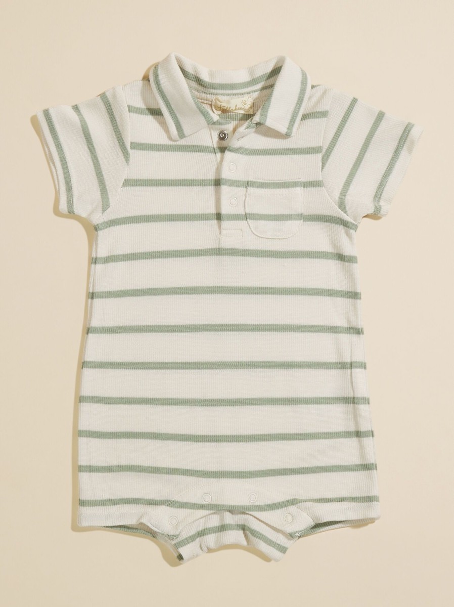 Baby 0-24M Tullabee | Collin Striped Polo Jumper