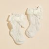 Accessories Tullabee | Knit Bow Socks