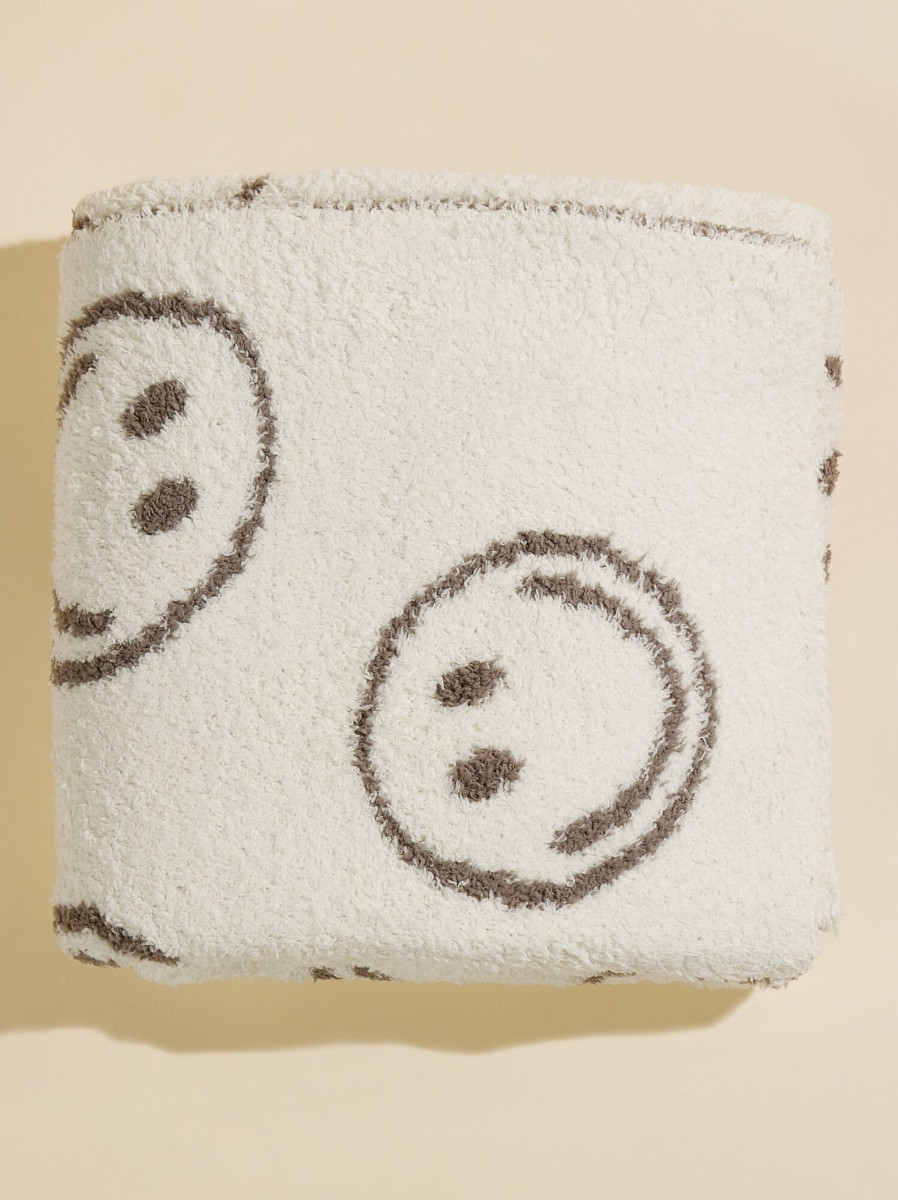 Gifts Tullabee | Smiley Face Plush Blanket