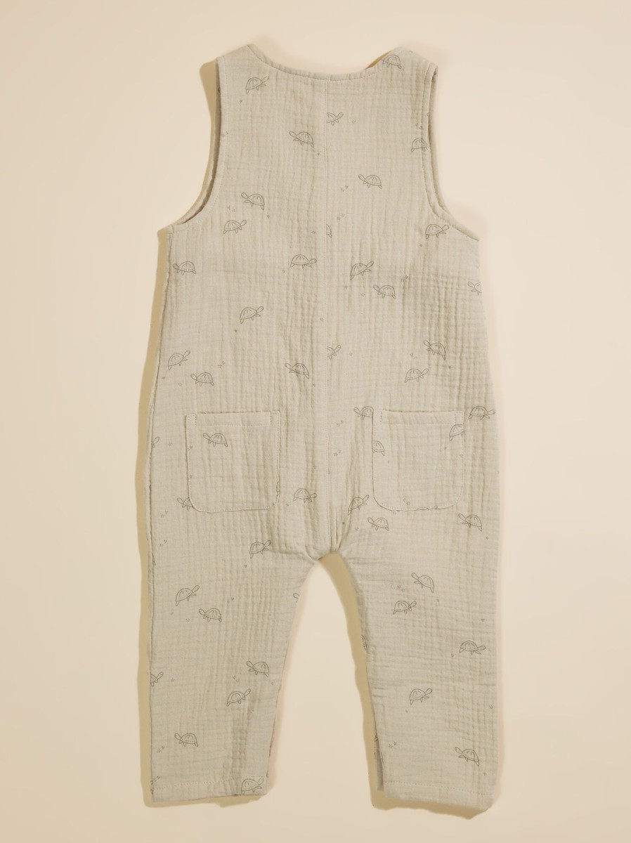 Baby 0-24M Tullabee | Flippy Turtle Jumpsuit By Rylee + Cru