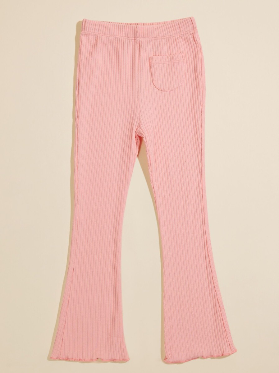 Toddler 2T-5T Tullabee | Marley Ribbed Flare Pants