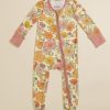 Mama & Me Tullabee | Marigold Floral Footie