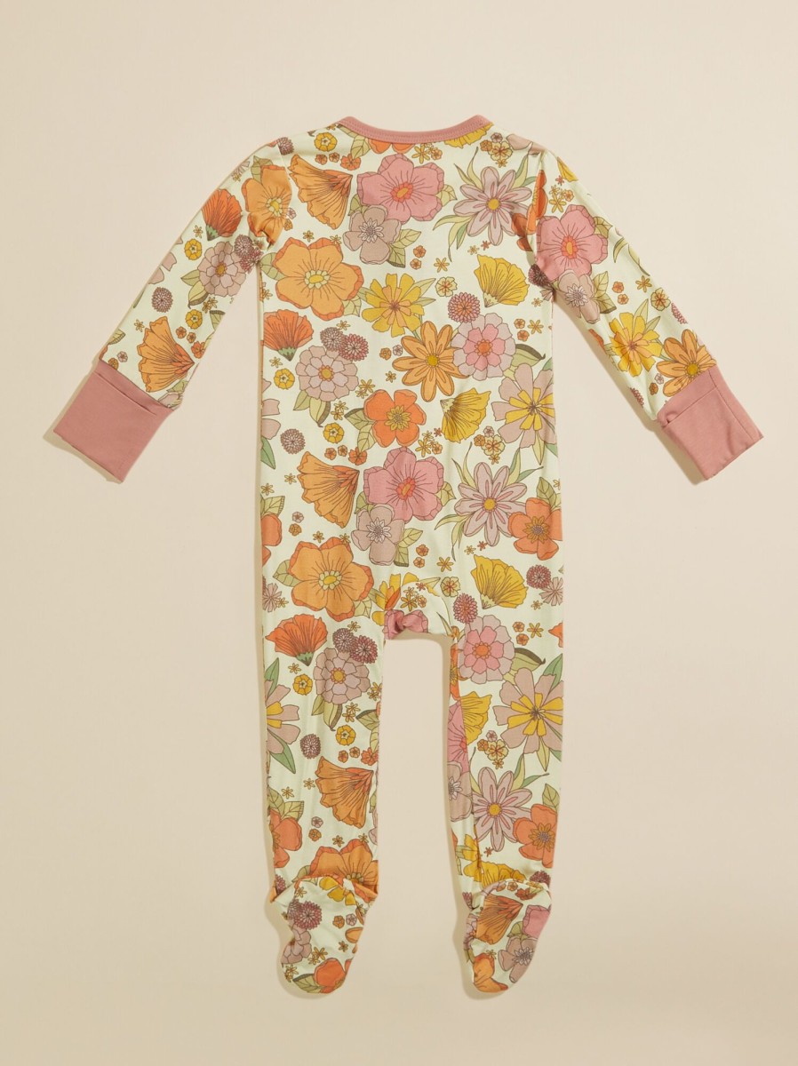 Mama & Me Tullabee | Marigold Floral Footie