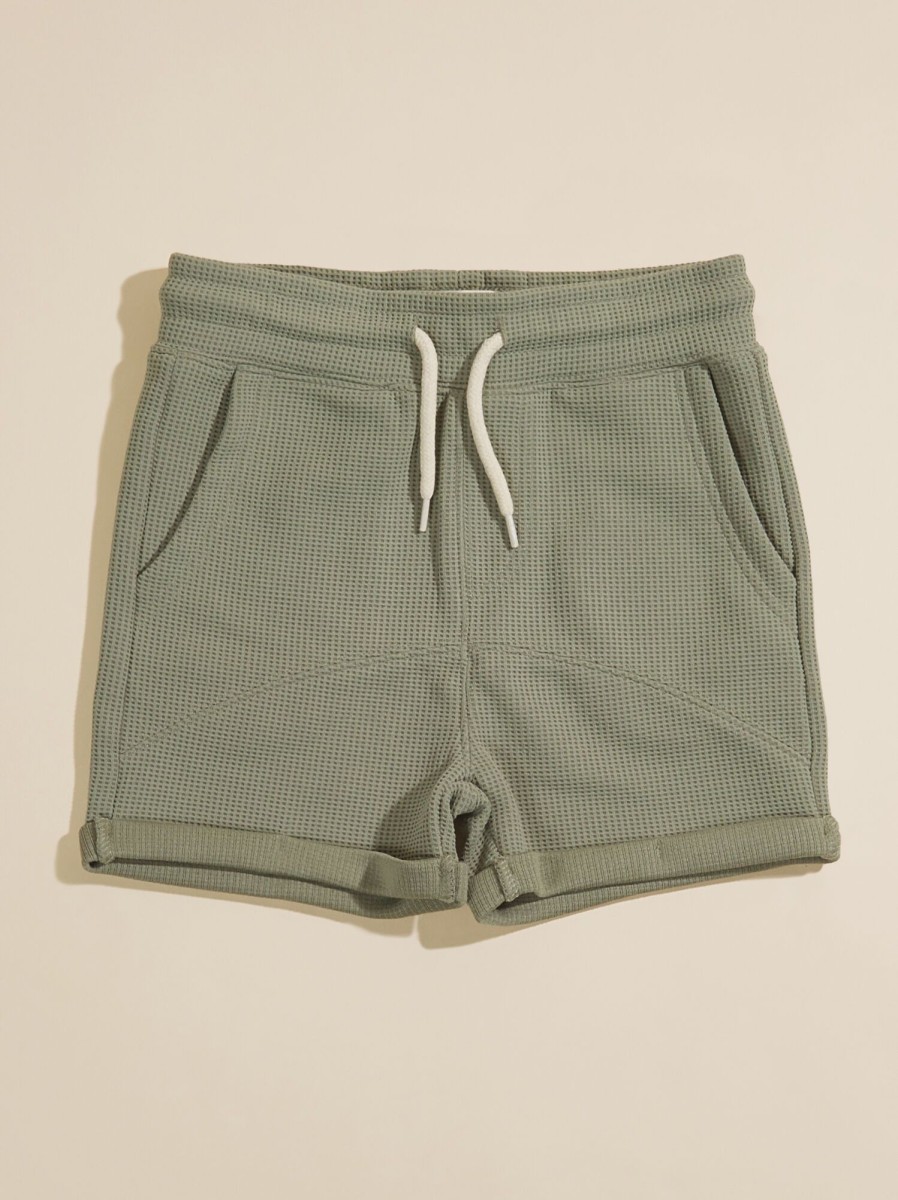 Toddler 2T-5T Tullabee | Adrian Waffle Knit Shorts