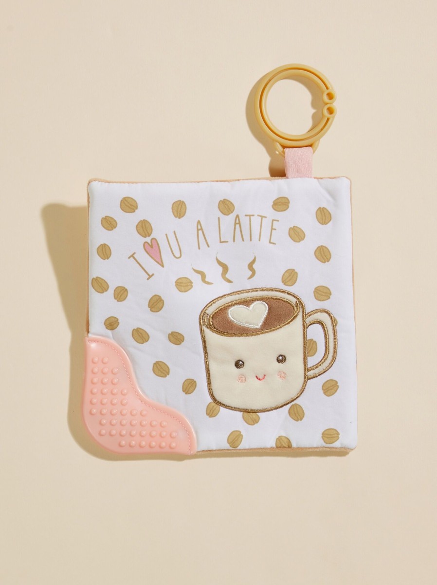 Accessories Tullabee | Love You A Latte Crinkle Teether