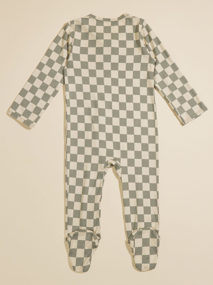 Baby 0-24M Tullabee | Bryson Checkered Footie