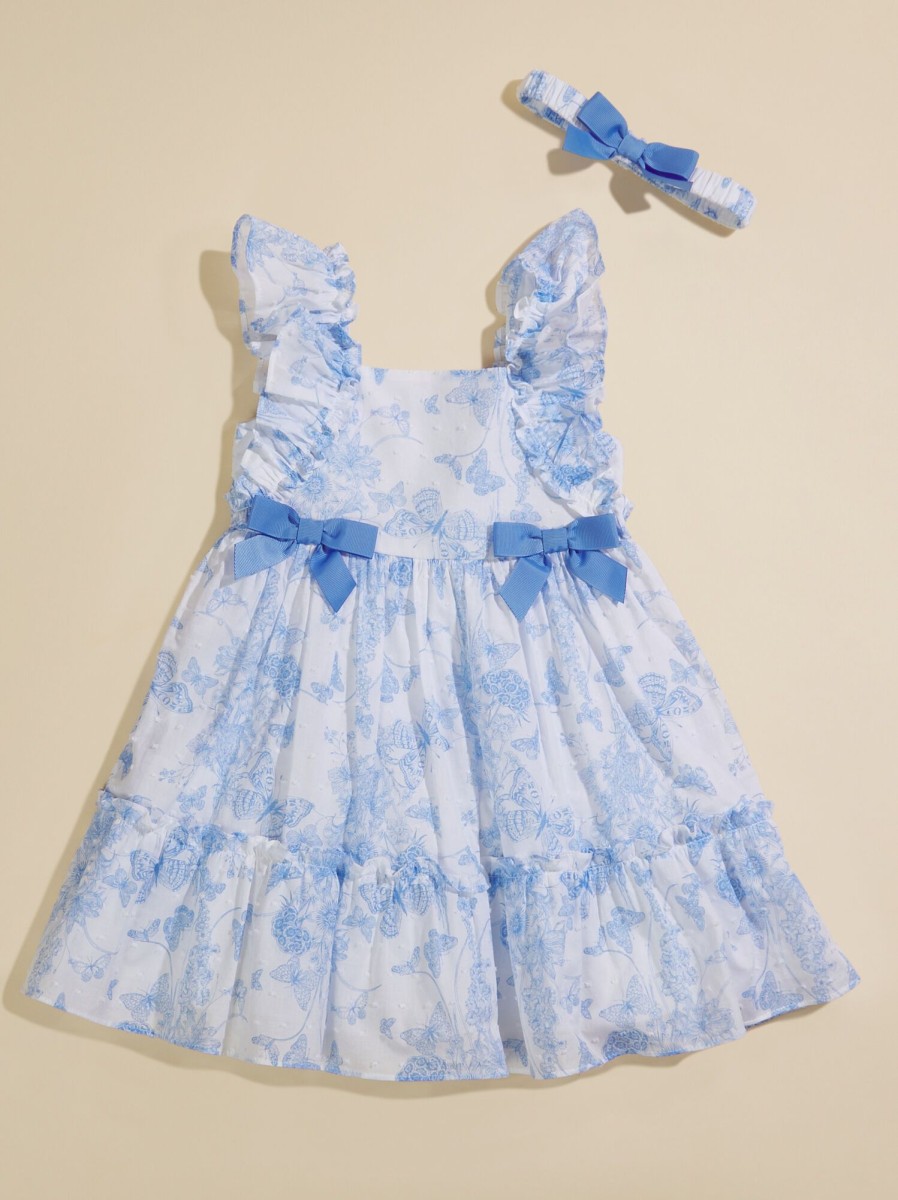 Toddler 2T-5T Tullabee | Leanna Butterfly Toddler Dress And Headband Set