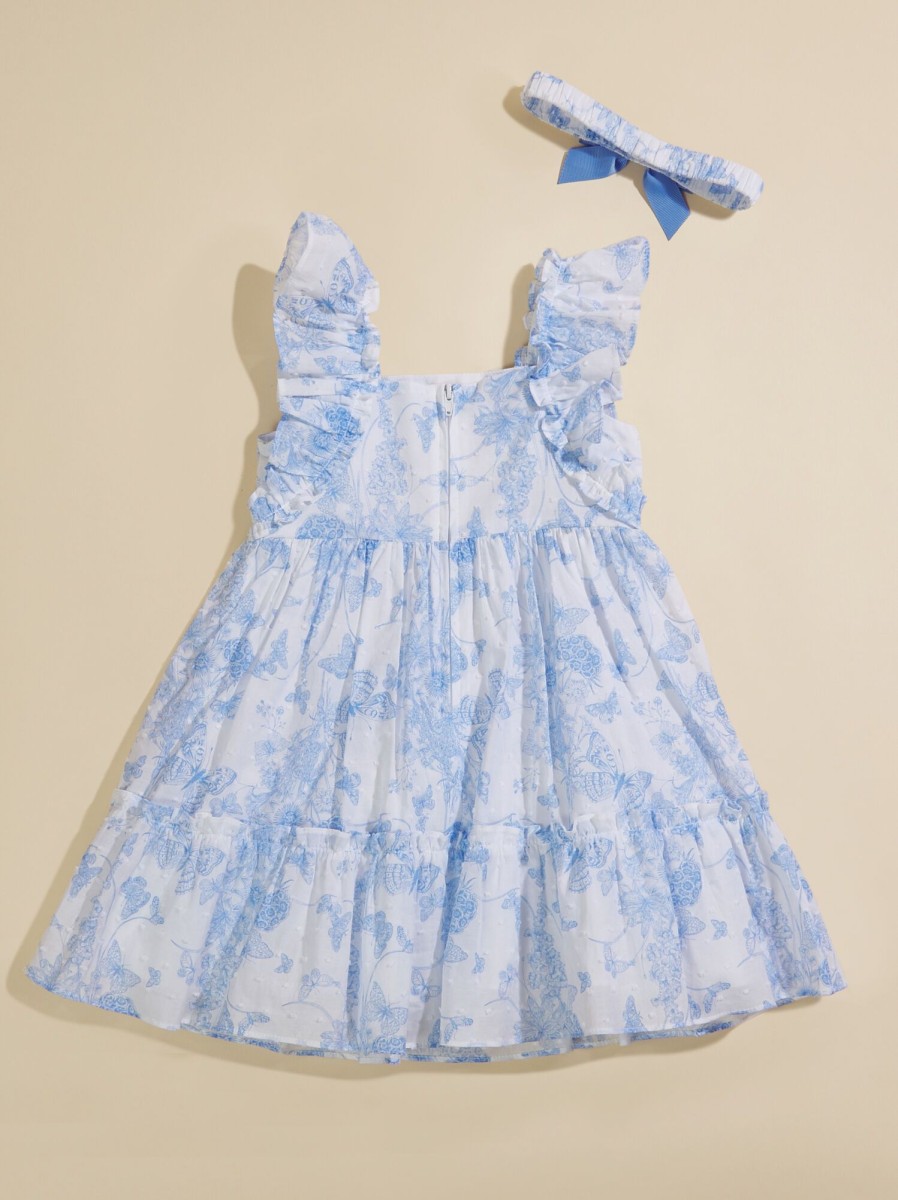 Toddler 2T-5T Tullabee | Leanna Butterfly Toddler Dress And Headband Set