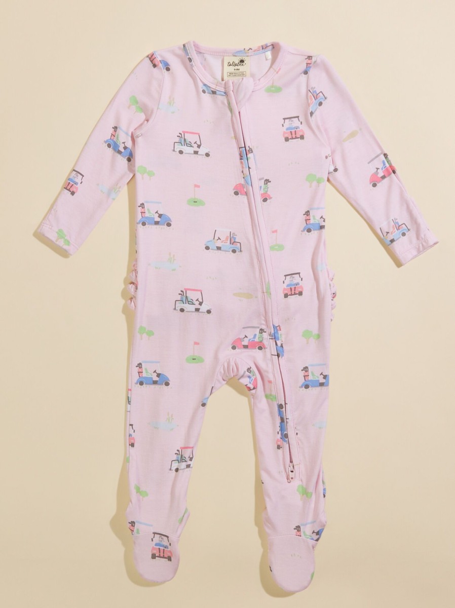 Baby 0-24M Tullabee | Golf Cart Ruffle Footie