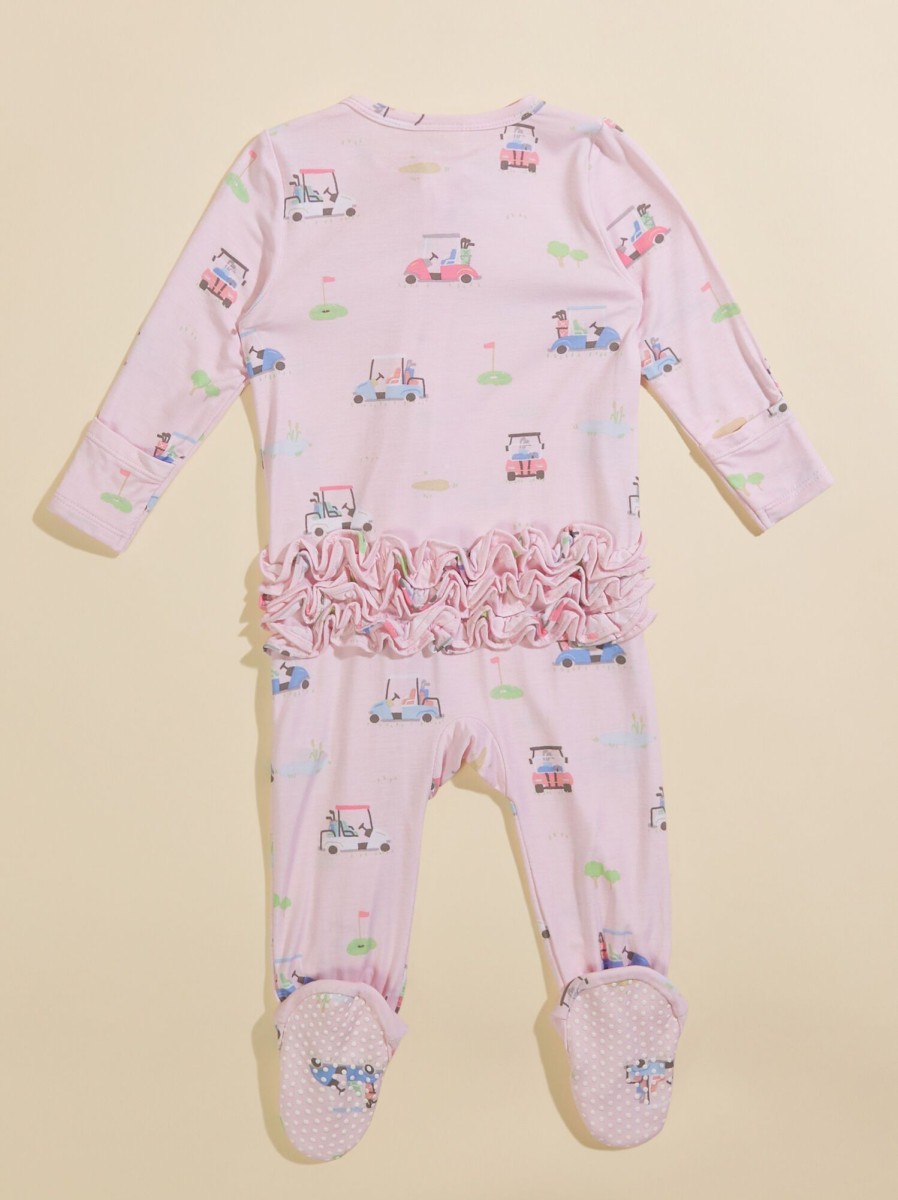 Baby 0-24M Tullabee | Golf Cart Ruffle Footie