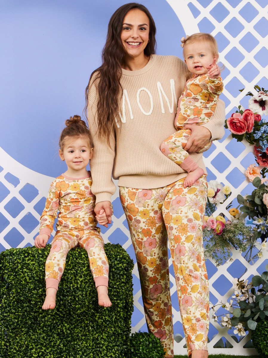 Mama & Me Tullabee | Marigold Floral Mama Pajama Pants