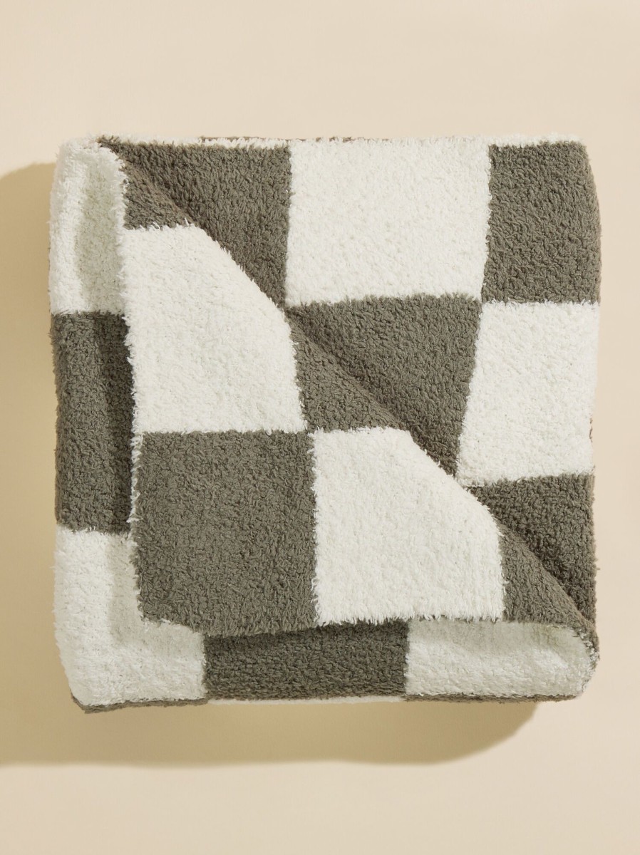 Gifts Tullabee | Checkered Plush Blanket