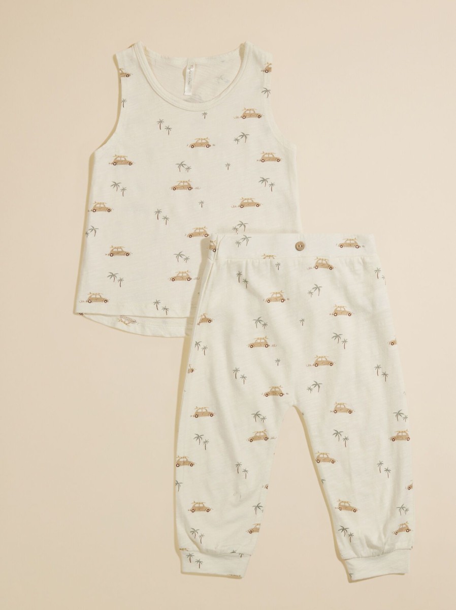 Baby 0-24M Tullabee | Surf Tank And Pants Set By Rylee + Cru