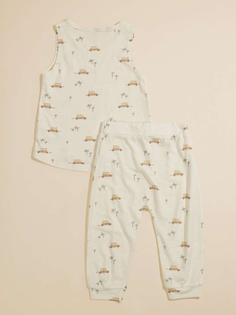 Baby 0-24M Tullabee | Surf Tank And Pants Set By Rylee + Cru