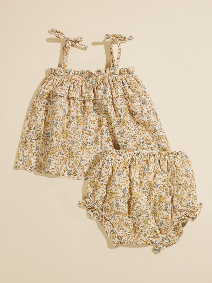 Baby 0-24M Tullabee | Kayla Floral Tank And Bloomer Set By Rylee + Cru