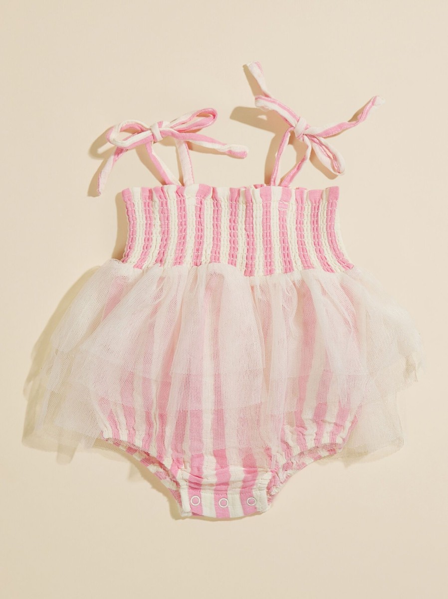 Baby 0-24M Tullabee | Isabella Striped Tutu Bubble