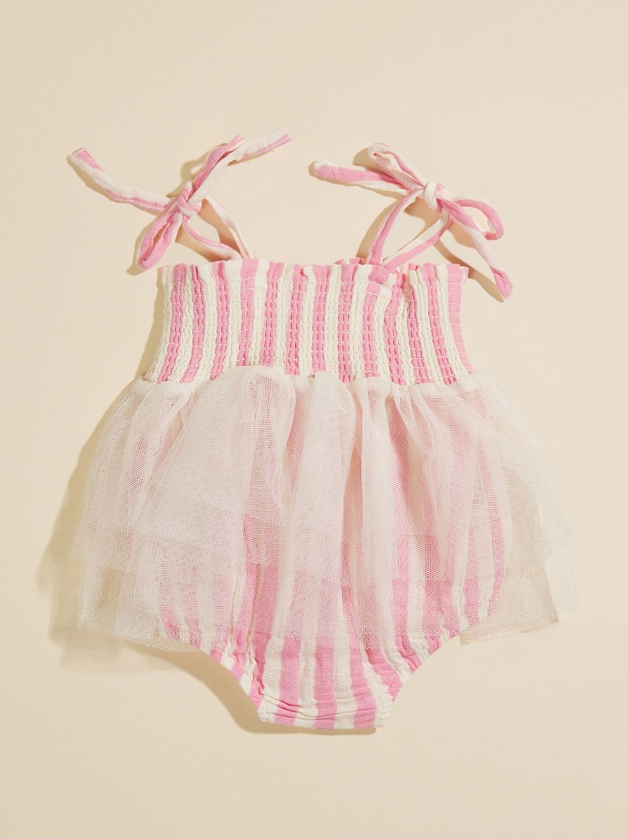 Baby 0-24M Tullabee | Isabella Striped Tutu Bubble