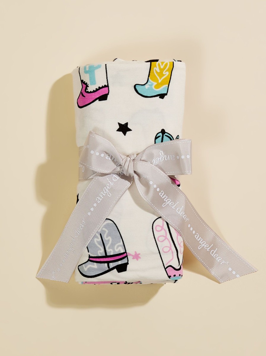 Gifts Tullabee | Cowboy Boots Swaddle