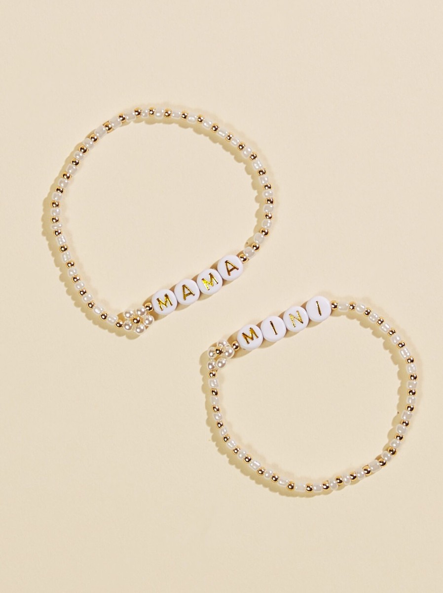 Accessories Tullabee | Mama & Mini Dot Bracelet Set