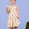 Toddler 2T-5T Tullabee | Sweet Peach Tiered Dress