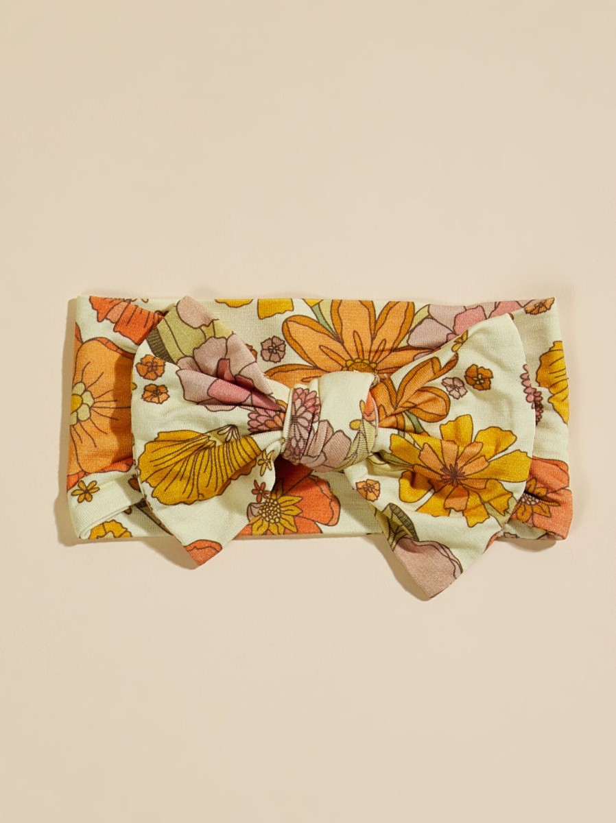 Accessories Tullabee | Marigold Floral Bow Headband