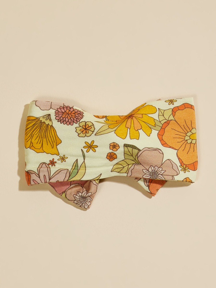 Accessories Tullabee | Marigold Floral Bow Headband