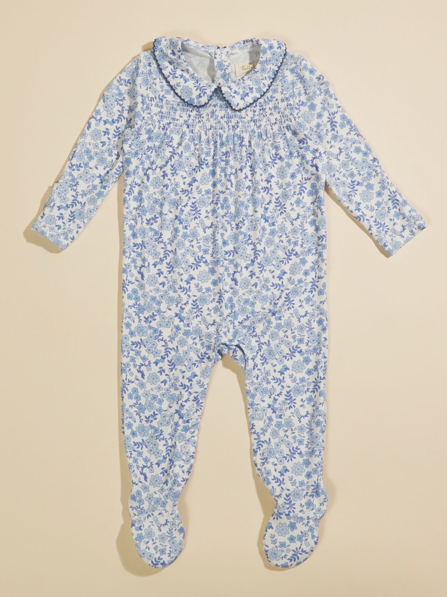 Baby 0-24M Tullabee | Dawn Calico Floral Footie