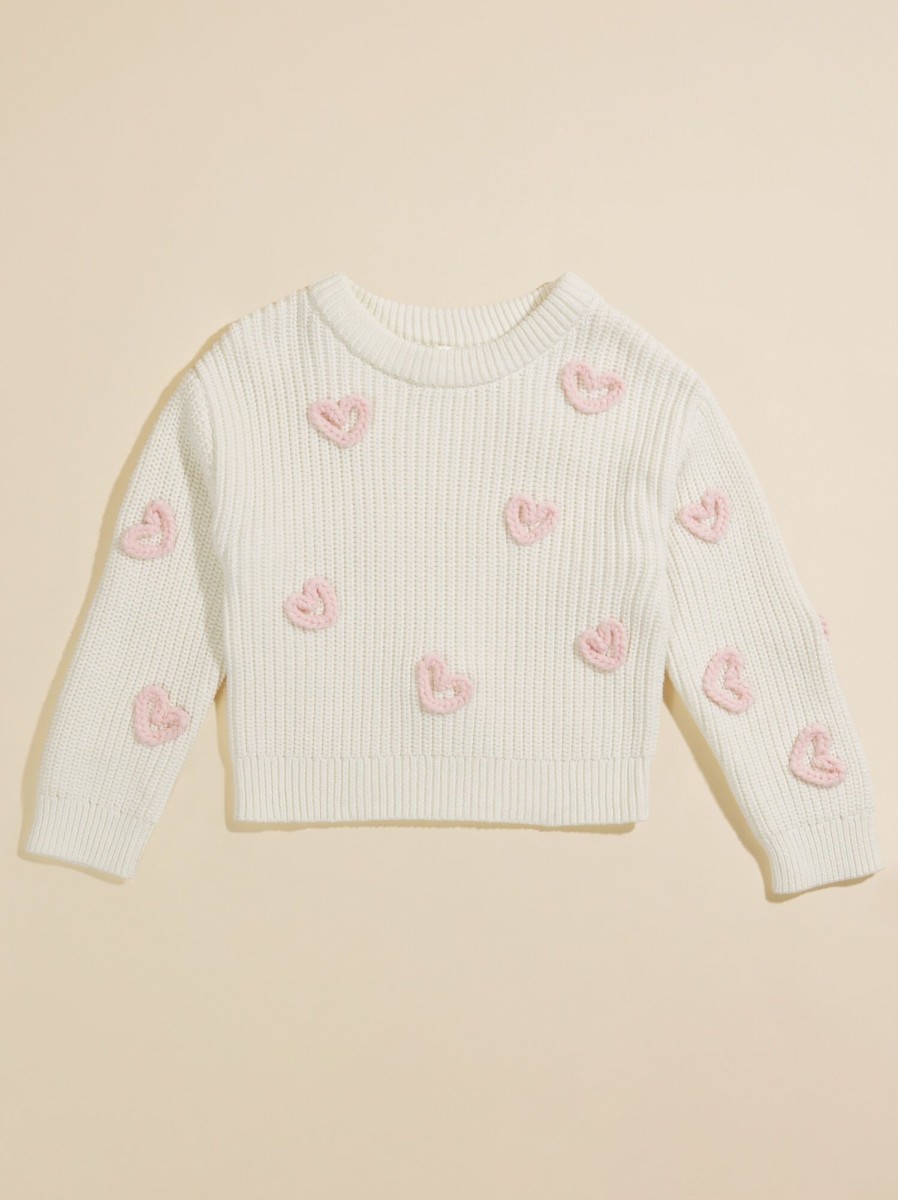 Mama & Me Tullabee | Hearts Stitch Knit Sweater