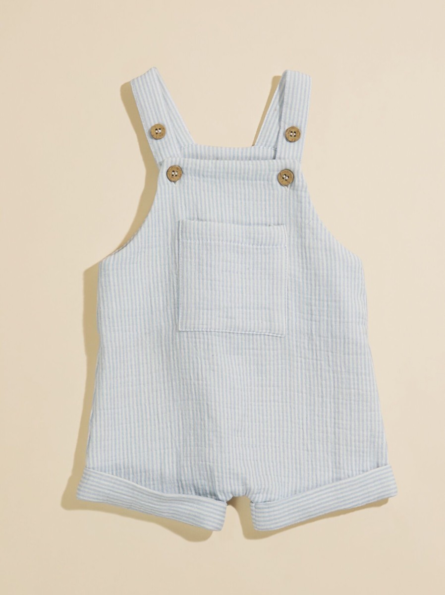 Baby 0-24M Tullabee | Porter Striped Overalls