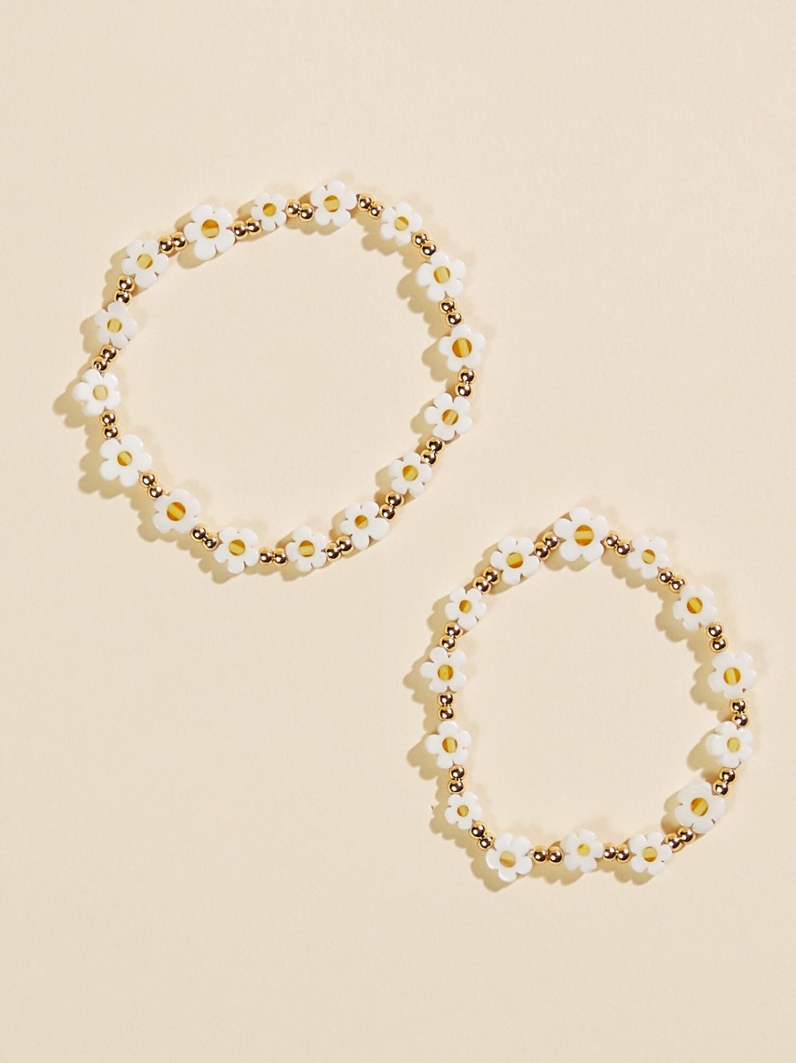 Gifts Tullabee | Mama & Mini Daisy Bracelet Set