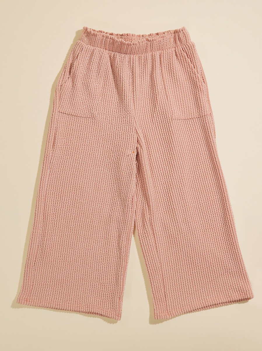 Toddler 2T-5T Tullabee | Kelly Ribbed Wide Leg Pants