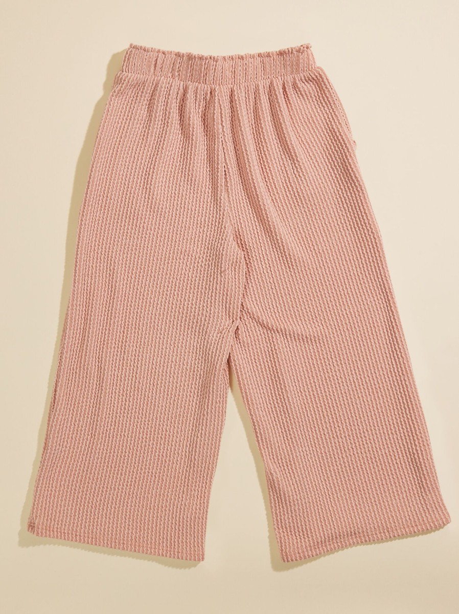 Toddler 2T-5T Tullabee | Kelly Ribbed Wide Leg Pants