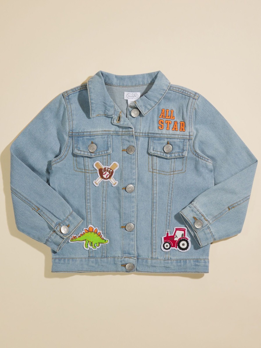 Toddler 2T-5T Tullabee | All Star Denim Jacket By Mudpie