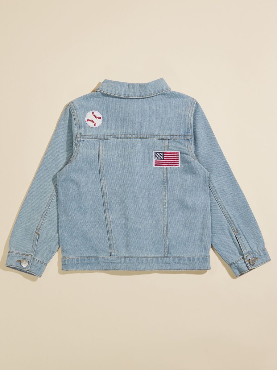 Toddler 2T-5T Tullabee | All Star Denim Jacket By Mudpie