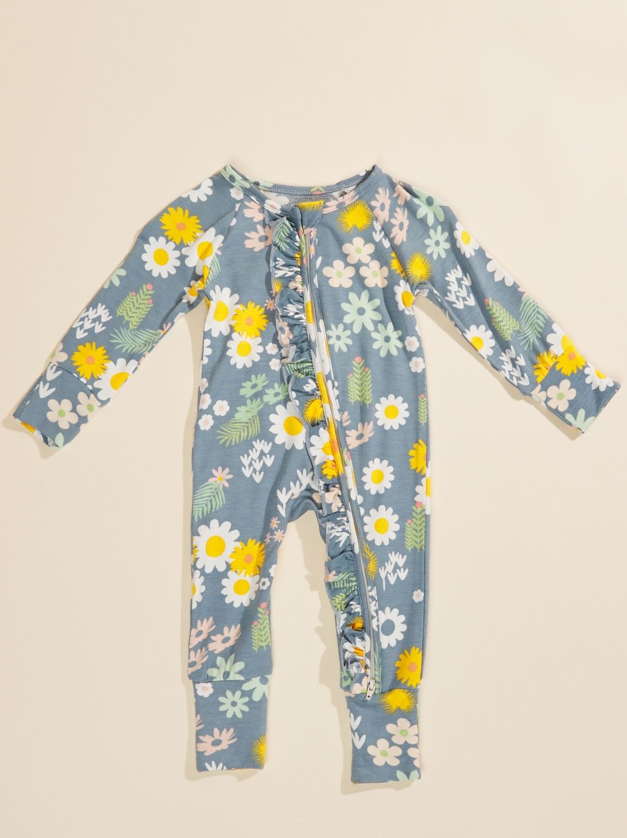 Baby 0-24M Tullabee | Blue Daisy Romper