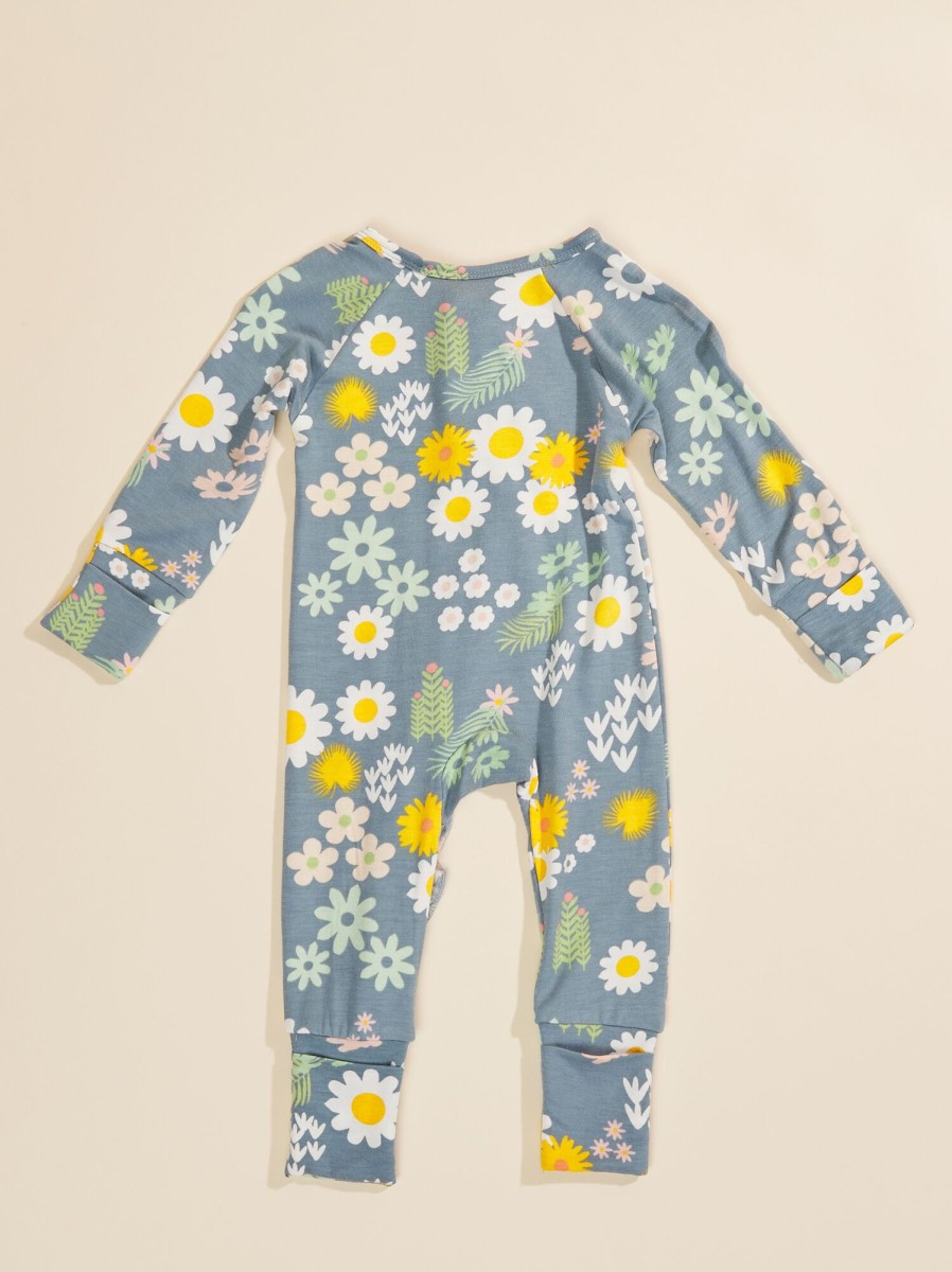 Baby 0-24M Tullabee | Blue Daisy Romper